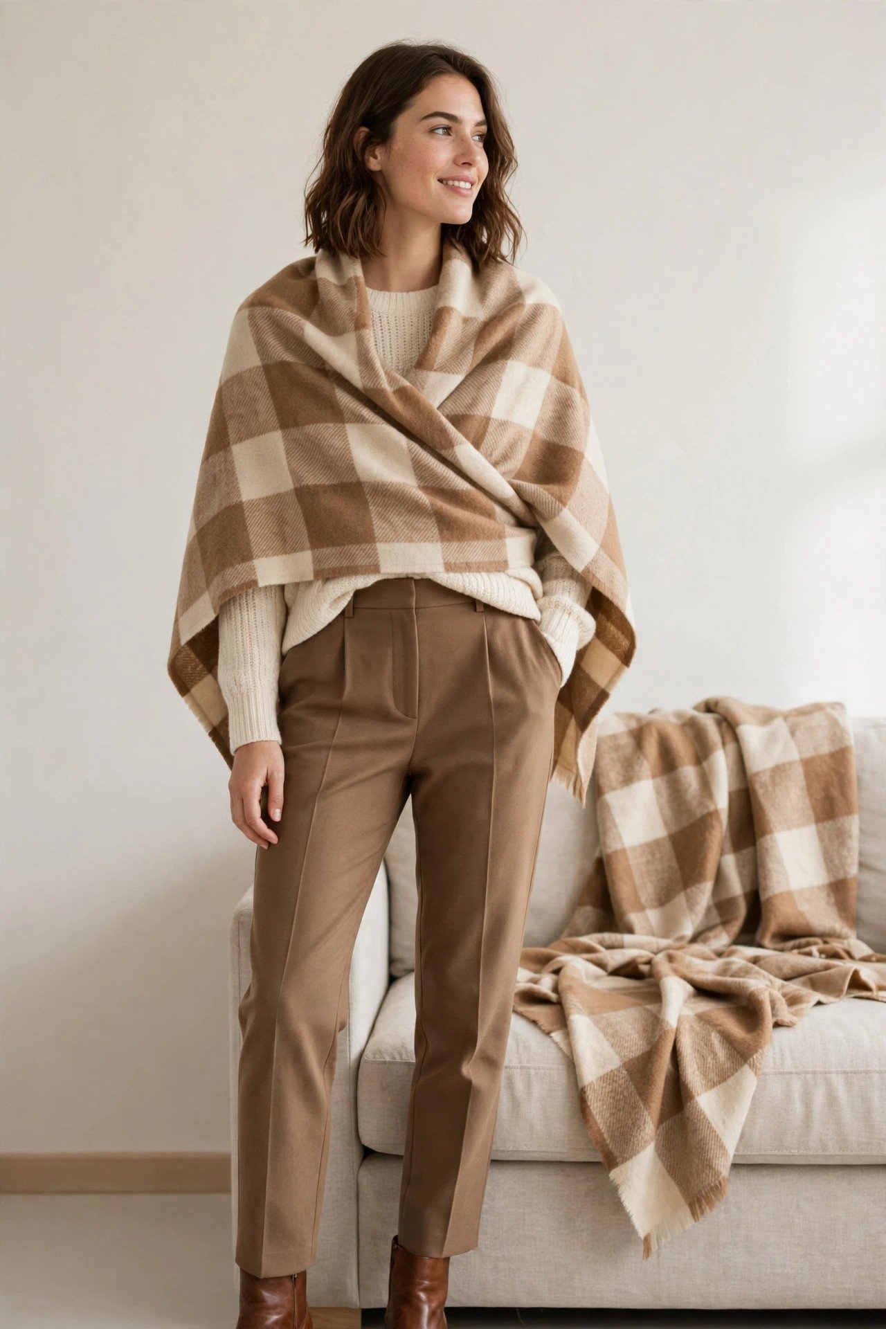 christmas gifts for women - wool throw blanket