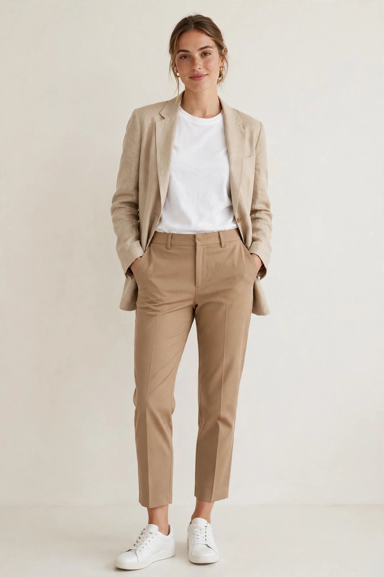 fall capsule wardrobe - black tailored trousers