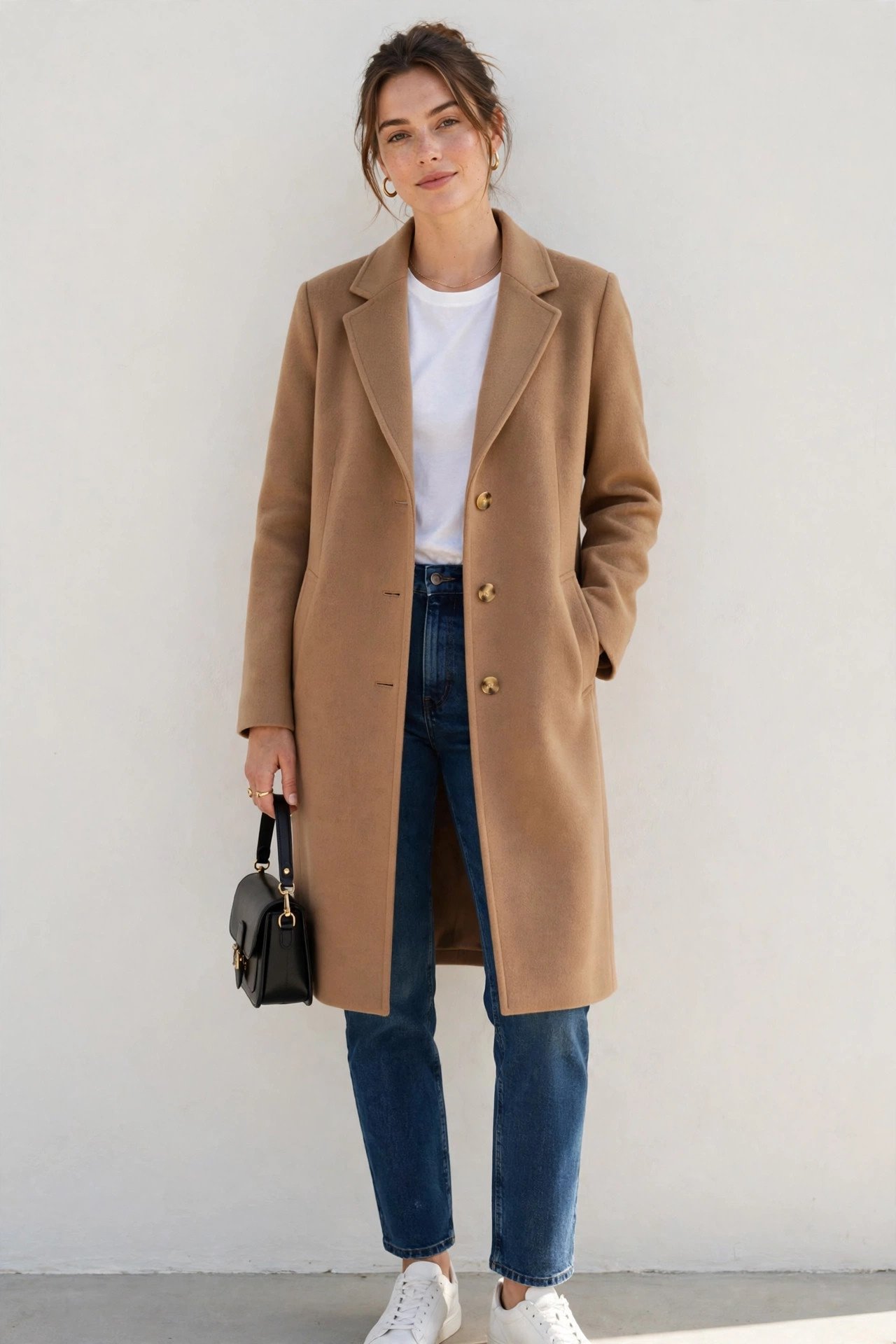 fall capsule wardrobe - the camel wool coat