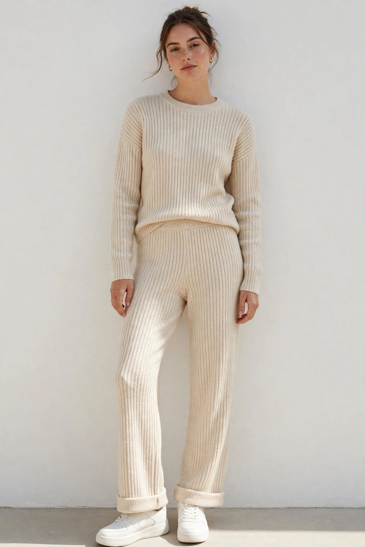 fall outfits for women - knit co-ord set