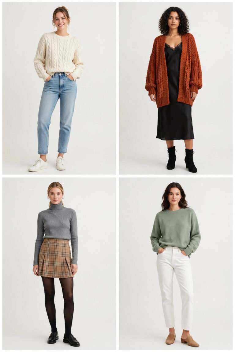 fall sweater outfits 2026