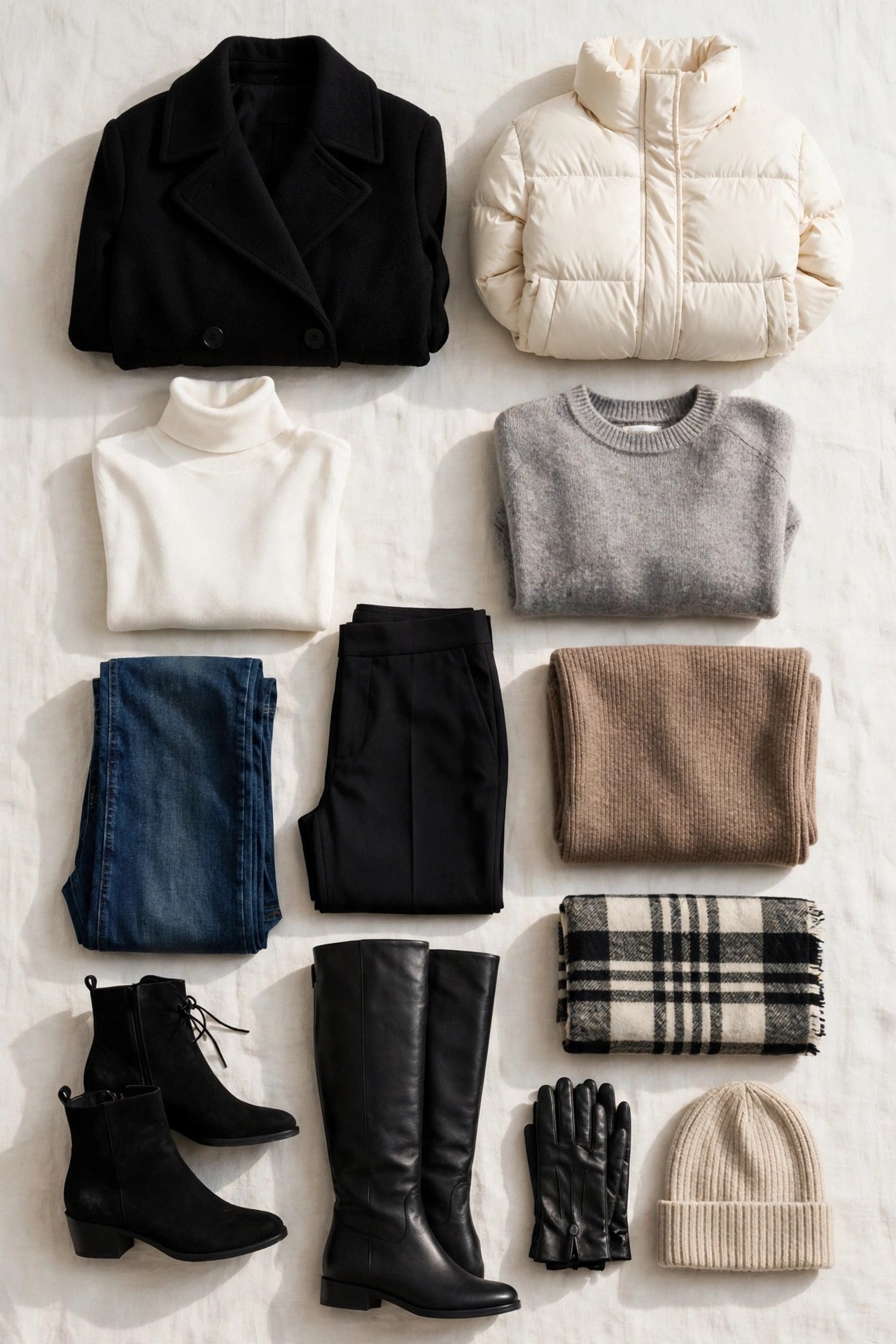 12-Piece Winter Capsule Wardrobe